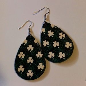 Saint Patrick's Day Irish Fun Dangling Earrings